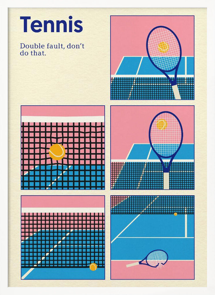 Poster Tennis Double Vault Poster