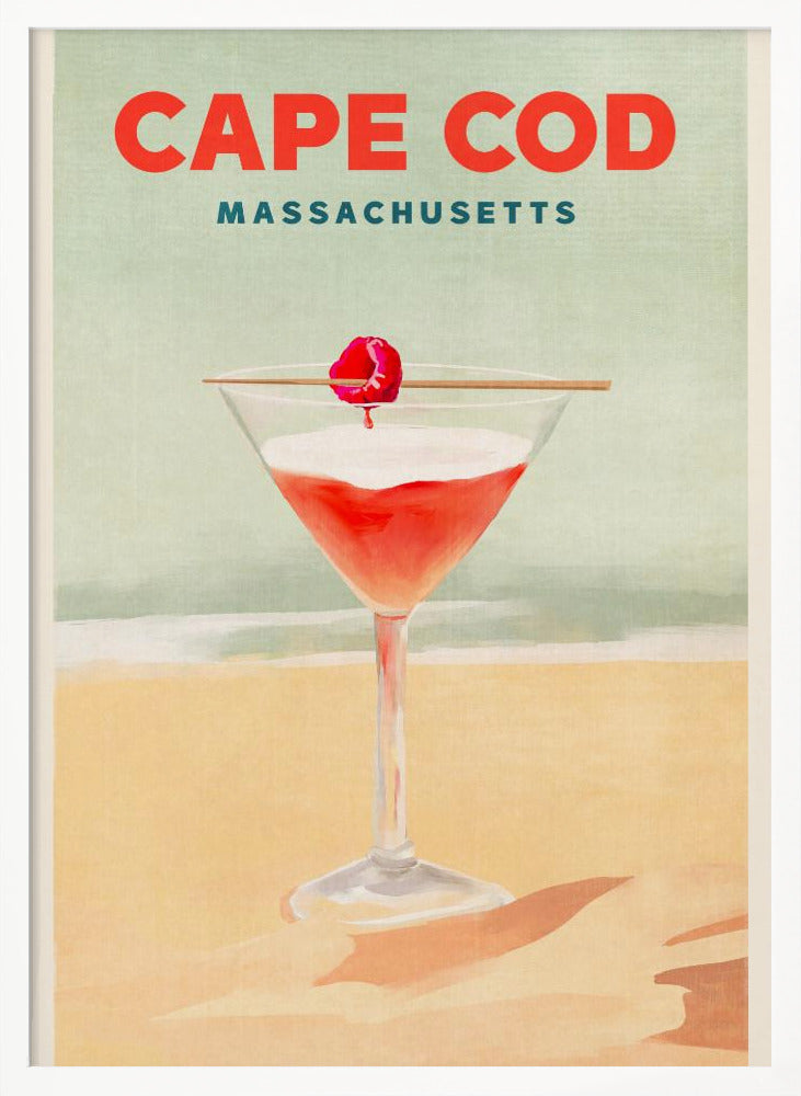 Cape Cod Cocktail Tall Poster Poster