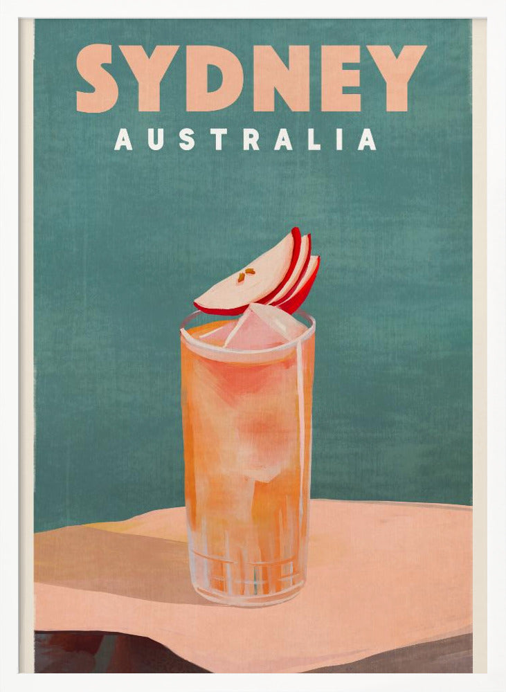 Sydney Australia Cocktail Bar Decor Poster