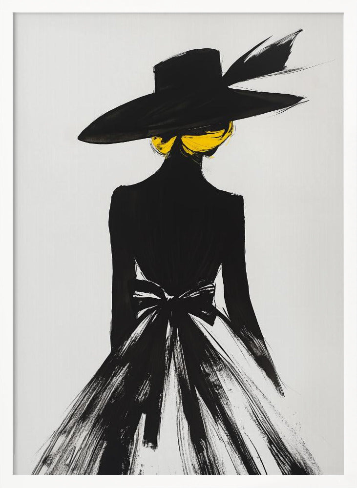 The Lady In the Black Hat Poster