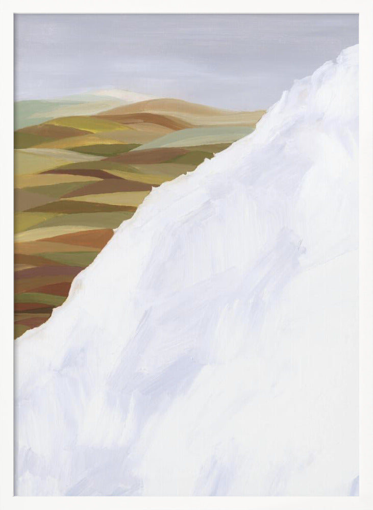 Landscape and snow Poster