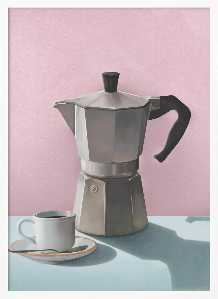 Moka Coffe Pot Poster