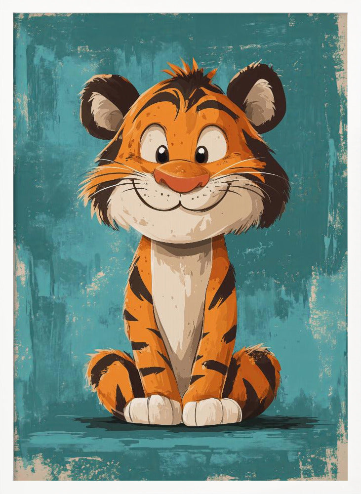 Happy Tiger Poster