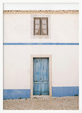 Ericeira Blue Door Poster