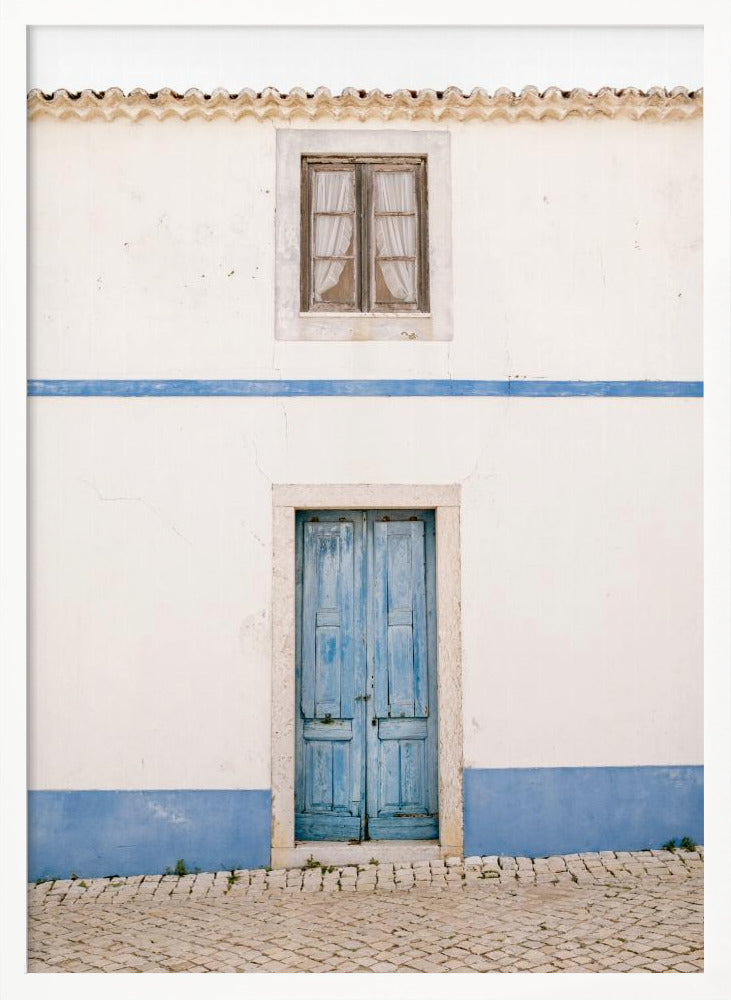 Ericeira Blue Door Poster