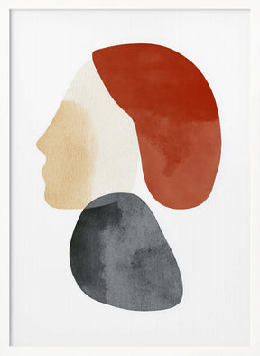 Abstract Minimalist Shapes No 1 Poster