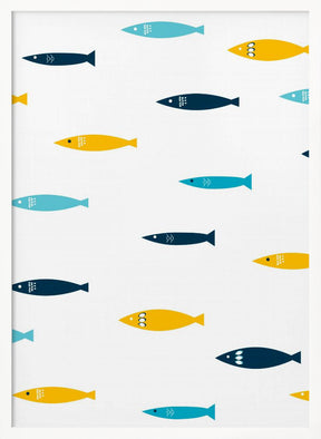 Colorful Sardines Poster