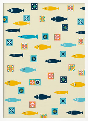 Sardinas Y Mosaicos Poster