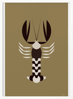 Golden Animals - Lobster (Gold) Poster