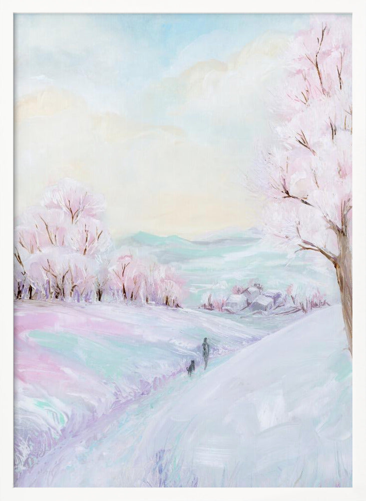 The winter stroll Poster