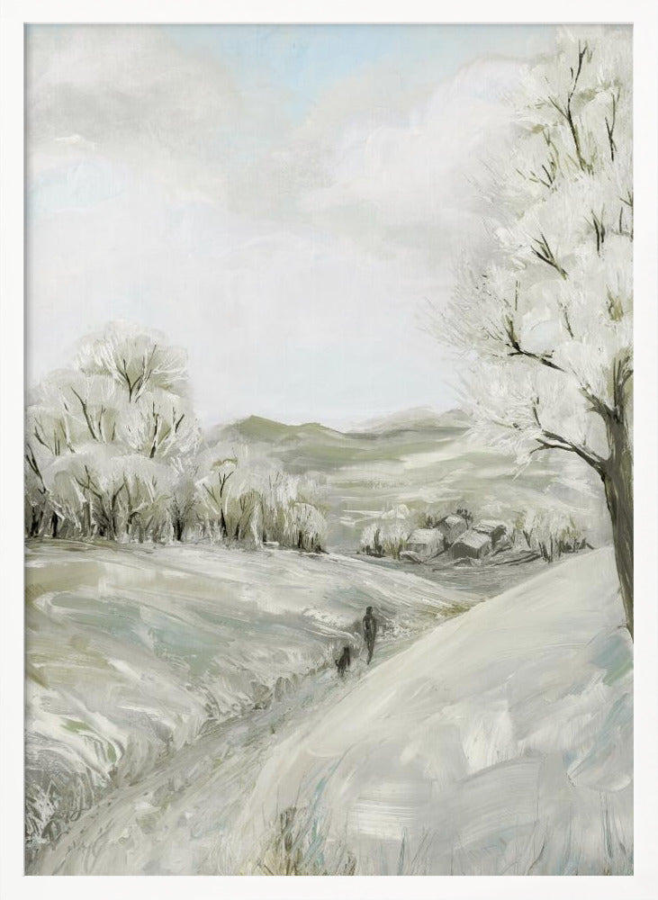 The winter stroll Poster