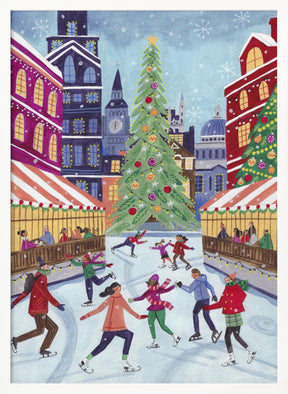 Skating in London Poster