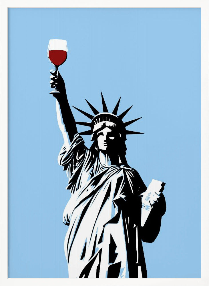 Liberty of Wine Poster