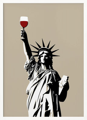 Liberty of Wine Poster