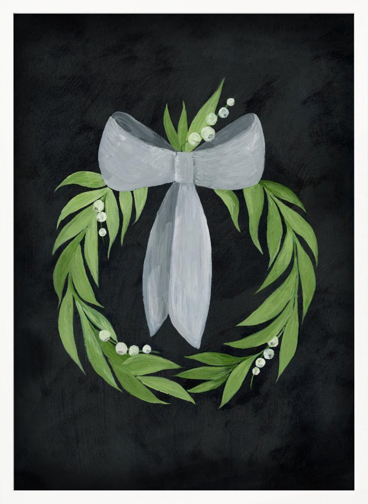 Bow wreath Poster