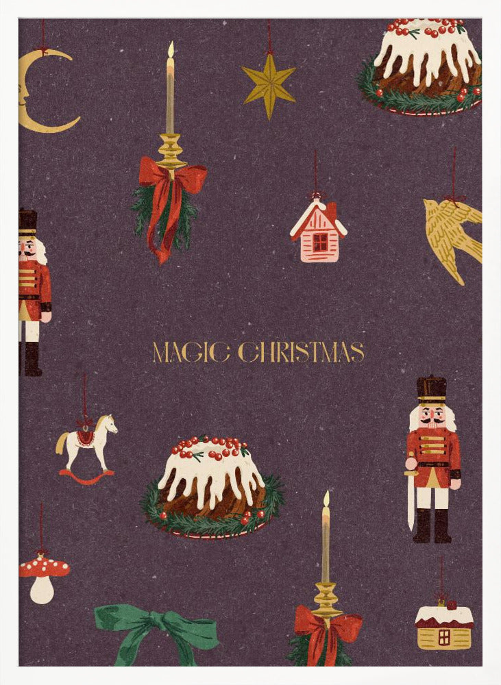 Cozy Christmas Things Poster