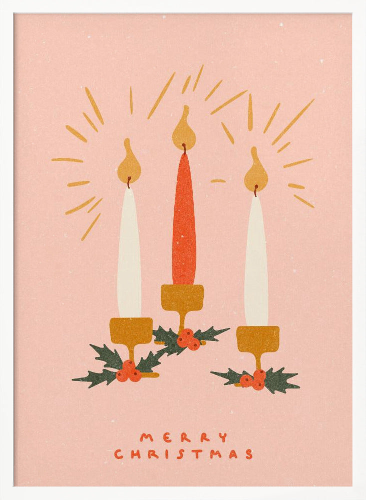 Christmas Candles Poster