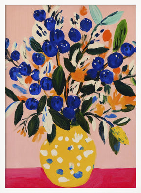 Blueberriesbouquet Poster