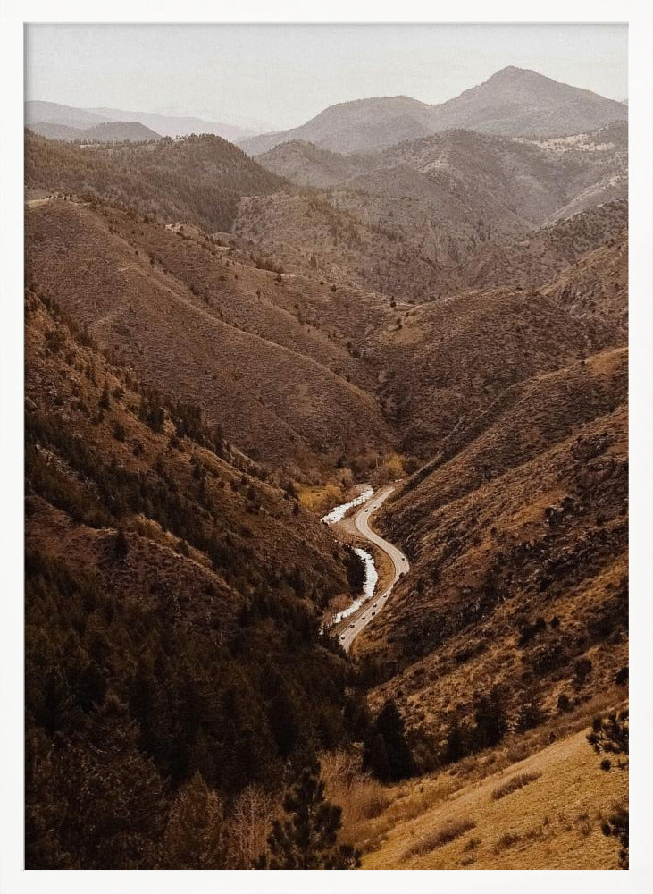 Golden Hour in Golden, Colorado Poster