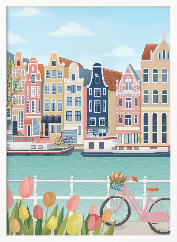 Amsterdam City Poster