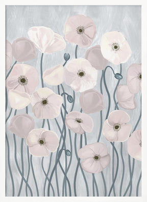 Light Poppies Poster