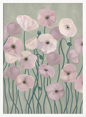 Light Poppies Poster