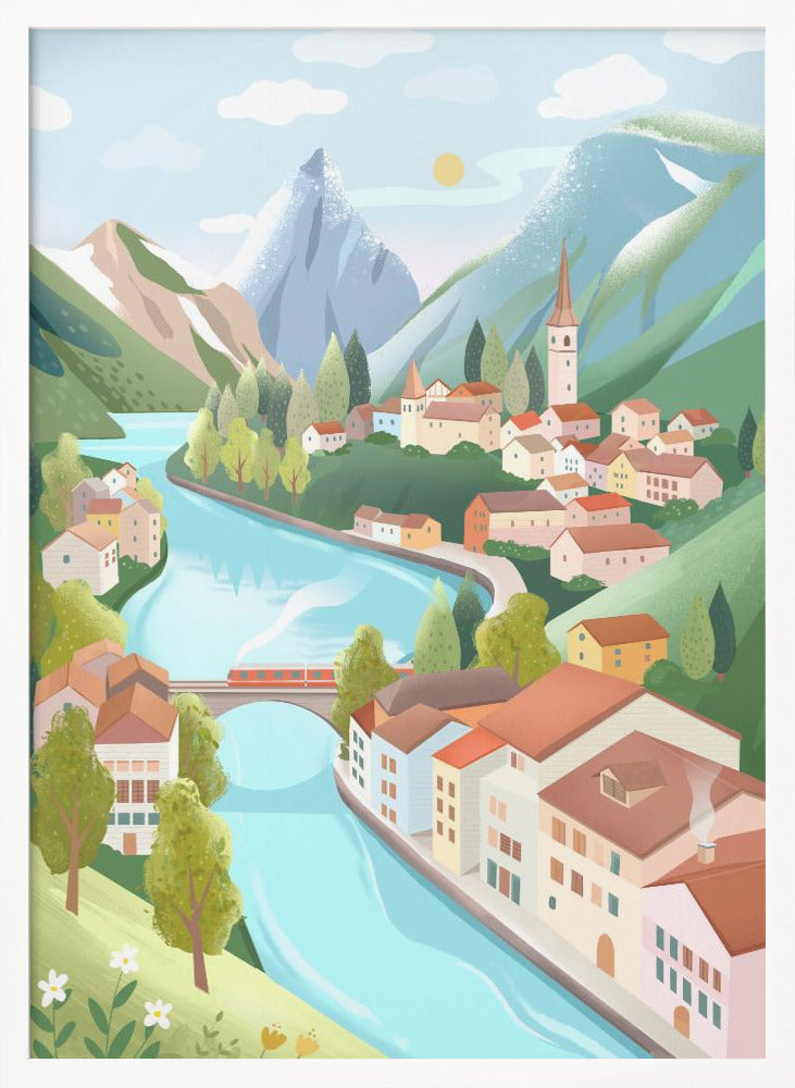 Swiss Alps Poster