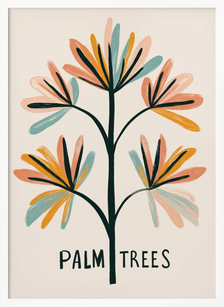 Palm trees no 3 Poster