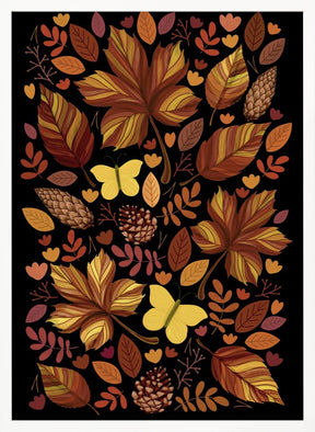 Autumny Black Poster