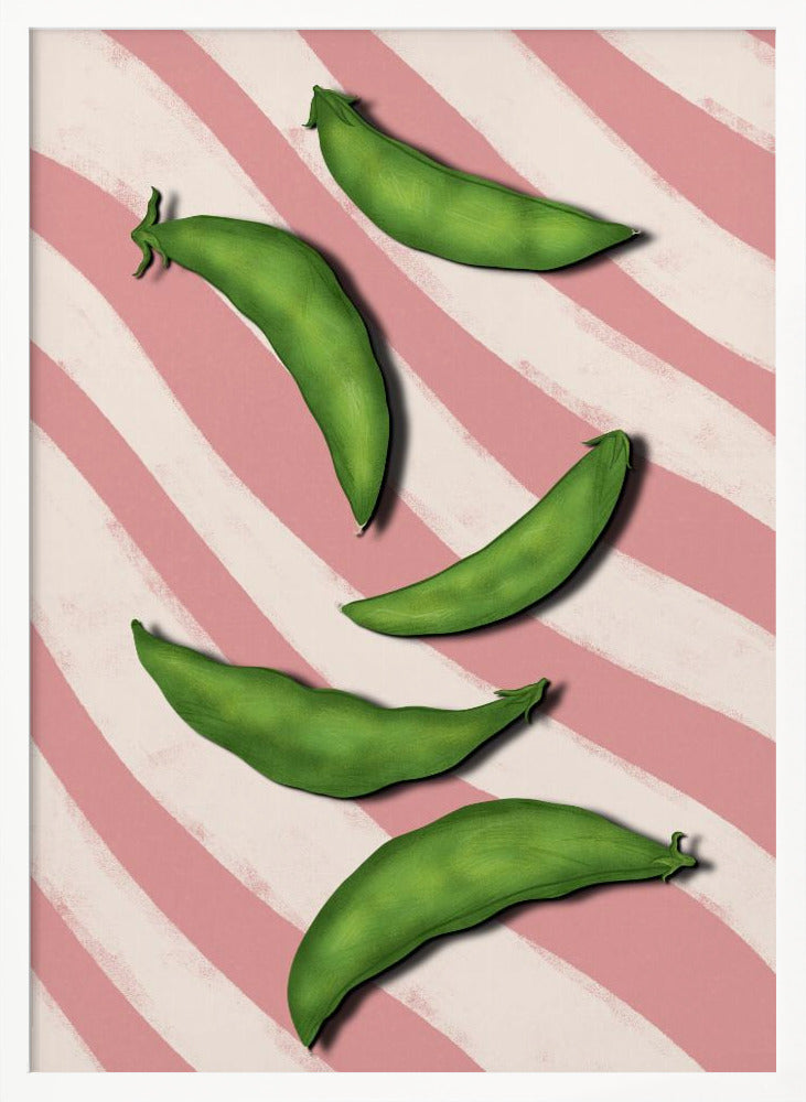 Sugar snap peas Poster