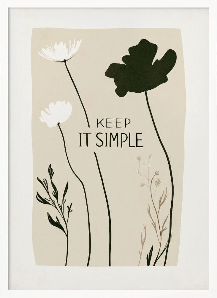 Keepitsimple Poster