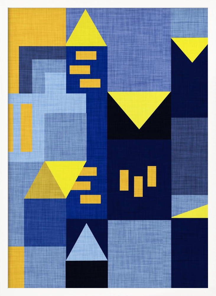 B Klee Blue - Bauhaus Poster