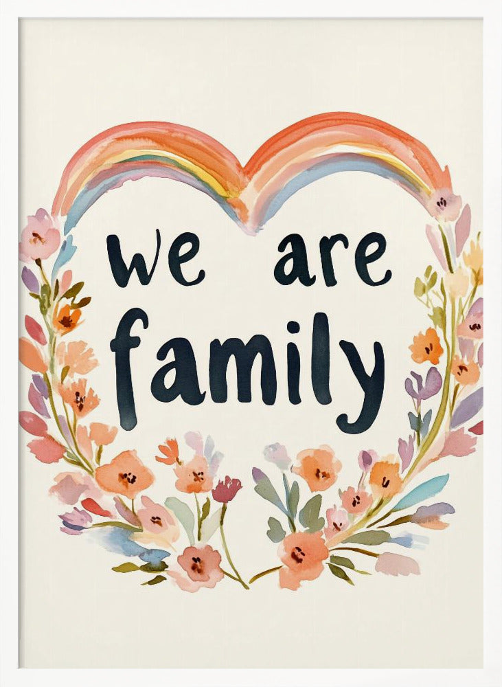 Wearefamily(floralno2) Poster