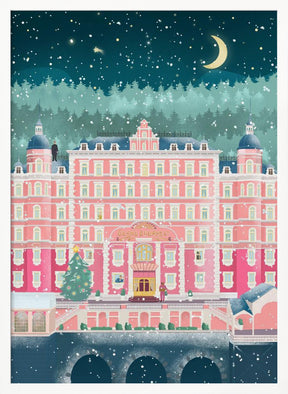 The Grand Budapest Hotel Holidays Poster