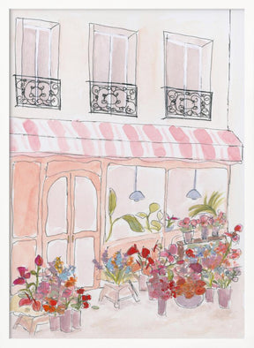 Pink Flower Shop Poster