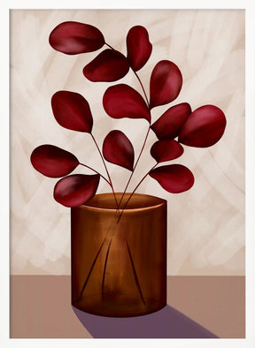 Autumn vase Poster