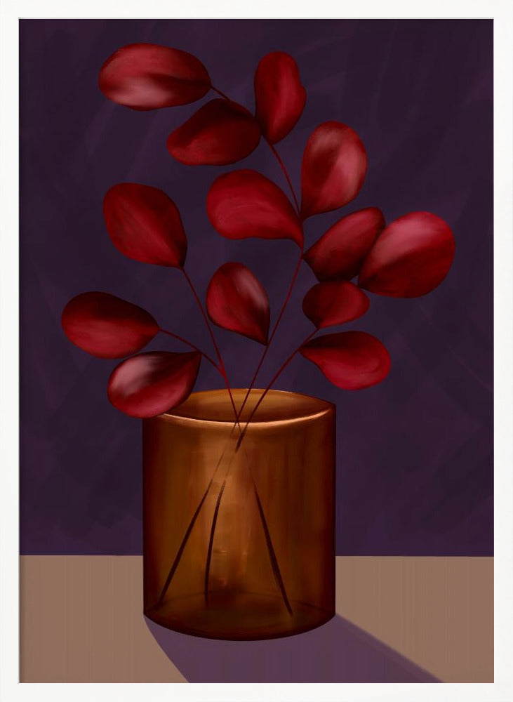 Autumn vase Poster