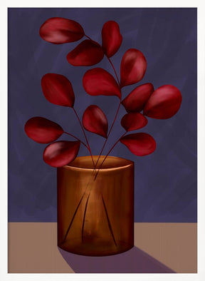 Autumn vase Poster