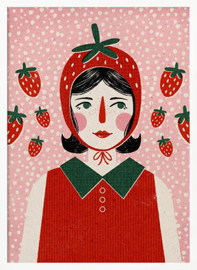 Strawberry Girl Poster