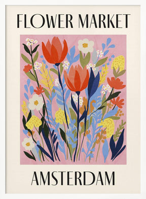 Flower Market Amsterdam Netherlands Poster