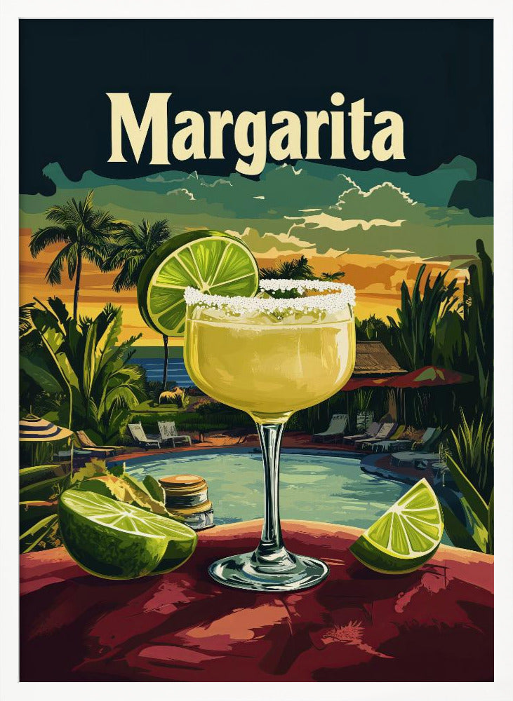 Margarita Vintage Poster