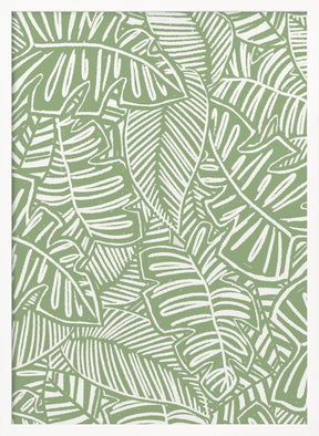 Green Foliage Poster