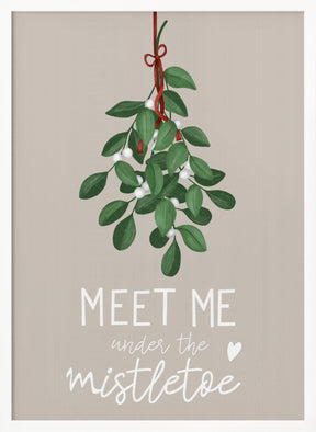 Meet me under the mistletoe Poster