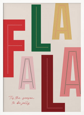 FaLaLa Christmas Season Poster