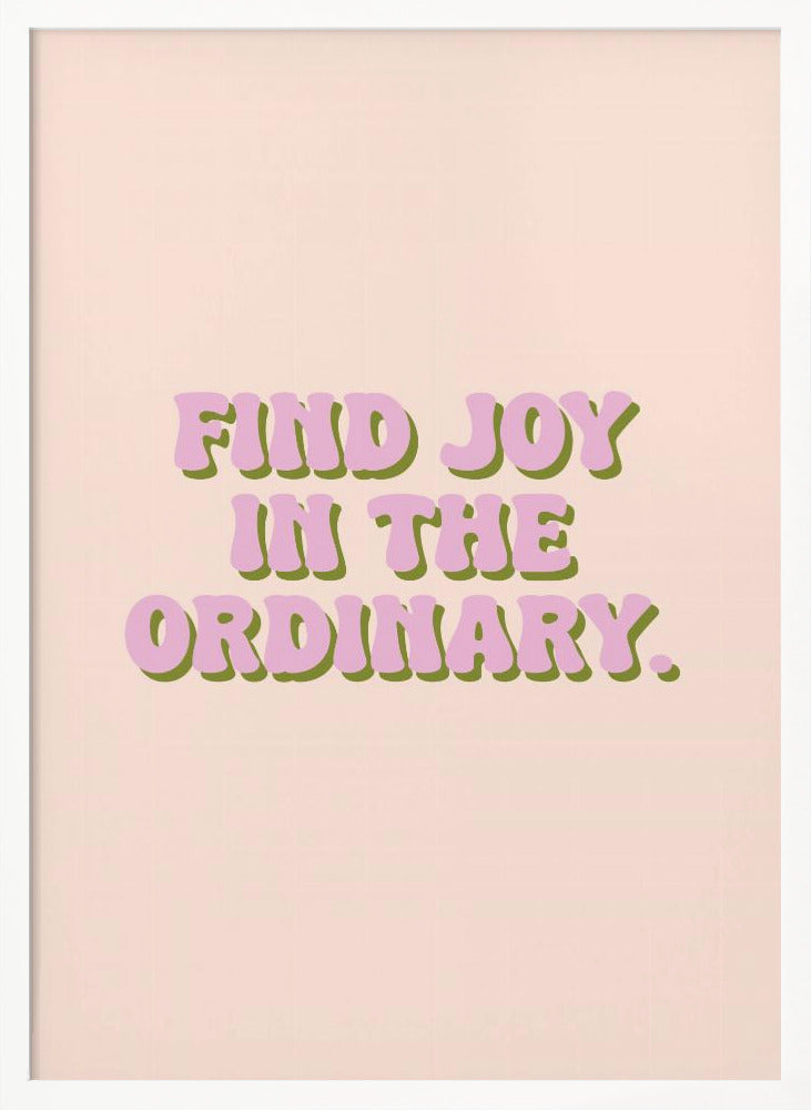 Find Joy Poster