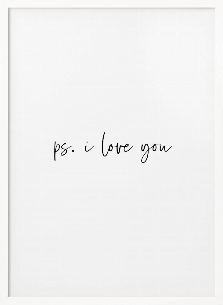 Ps. I Love You Poster