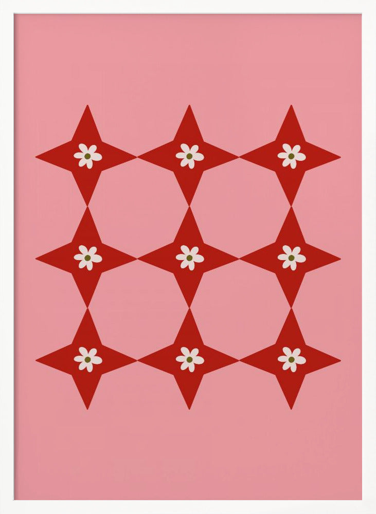 Flower Tile Poster