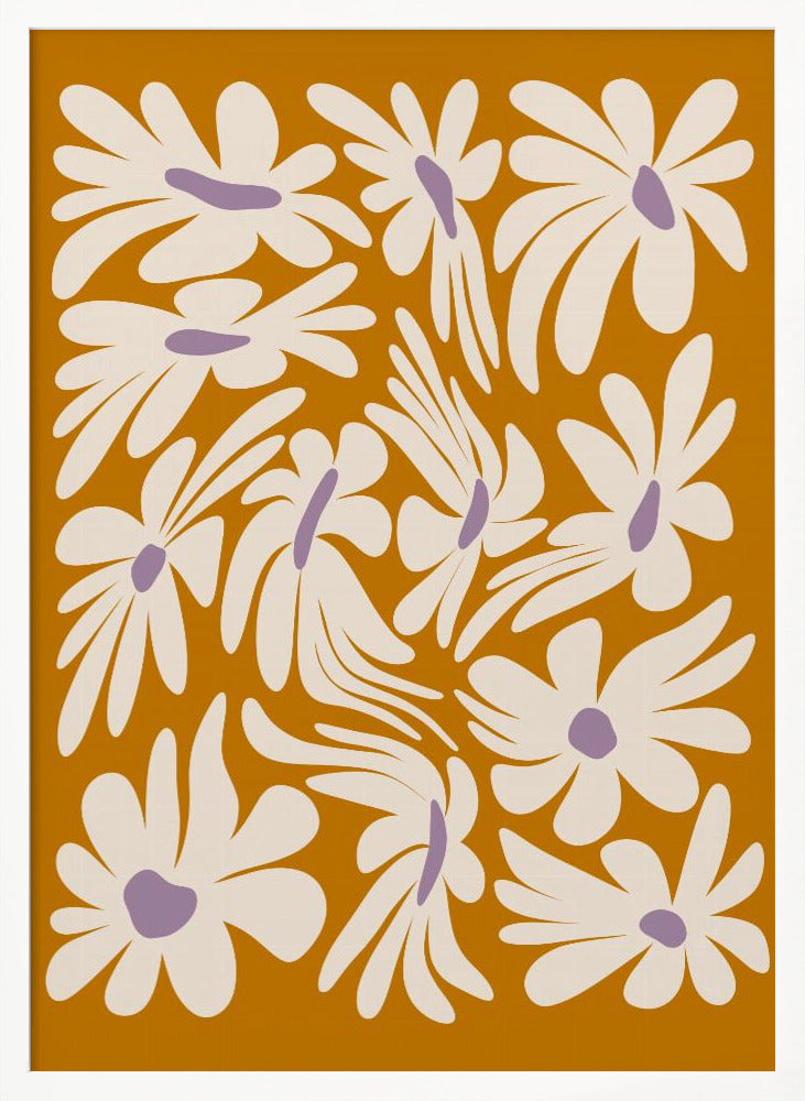 Floral Wave Poster