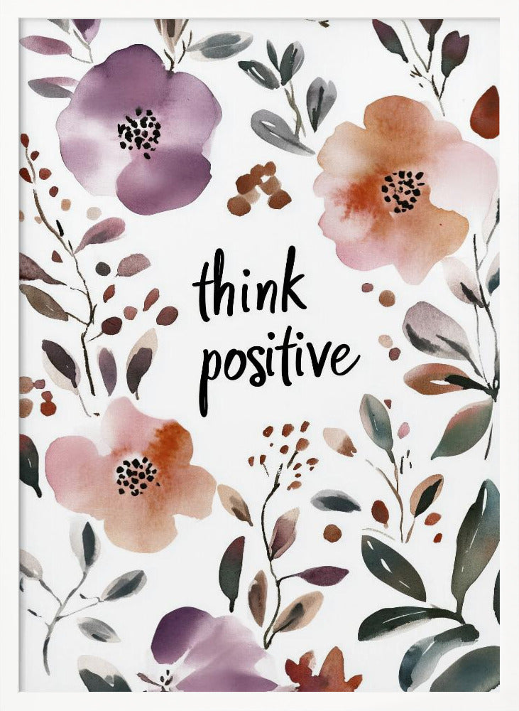 Think Positive Poster