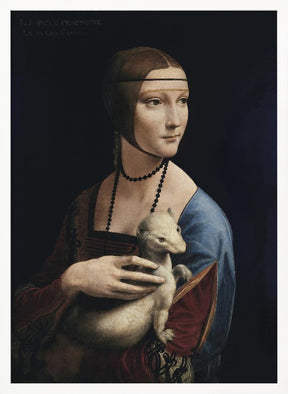 Lady With an Ermine (ca. 1490) Poster